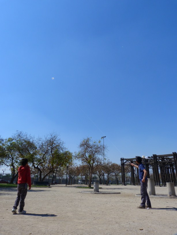 Alberto and Juanito came for a weekend.