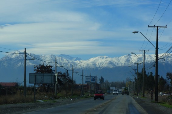 Snow covered mountains